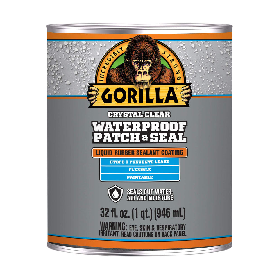 GORILLA Patch and Seal Liquid crystal clear finish for exterior sealing