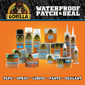 GORILLA Patch & Seal Liquid water test demonstrates leak prevention on treated area