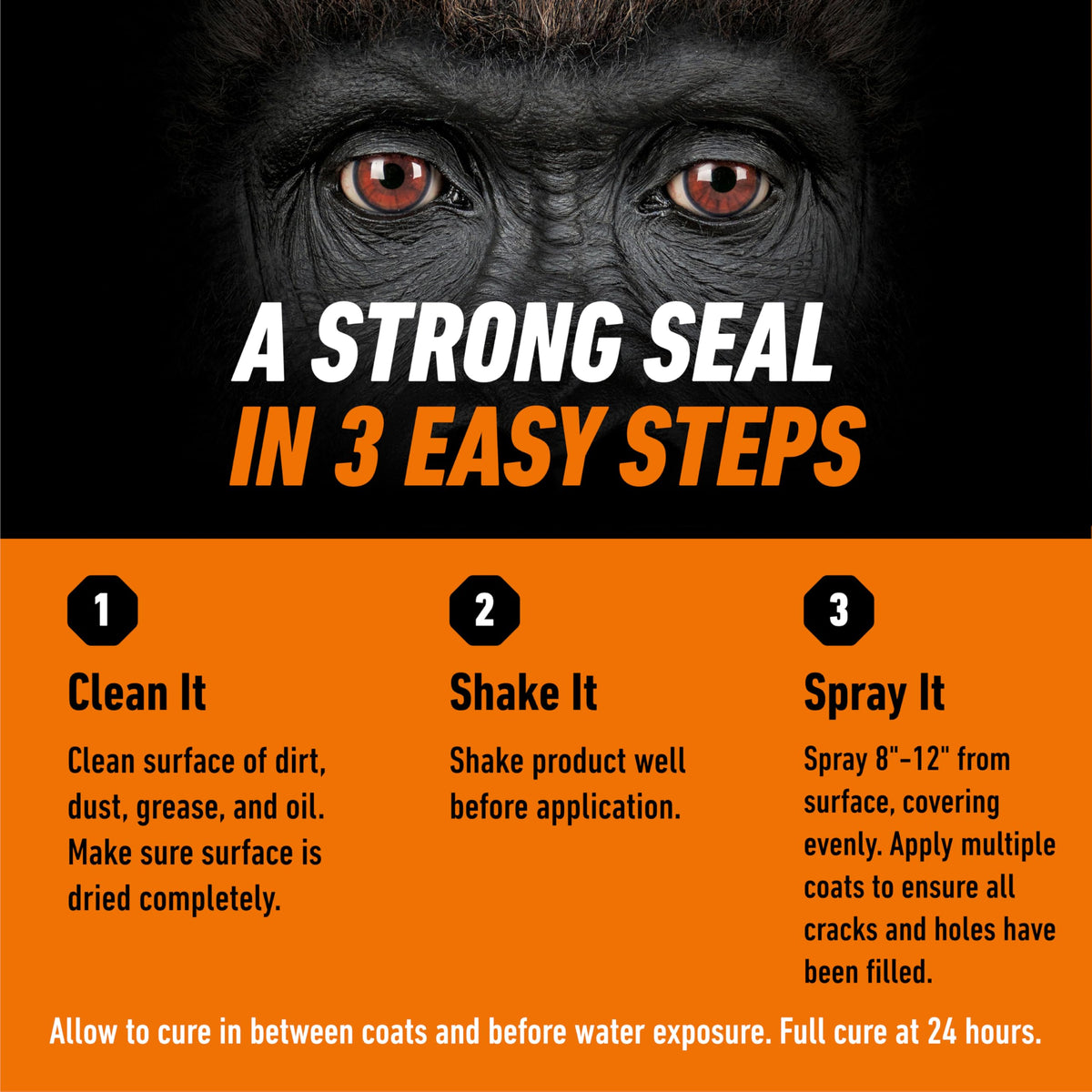 Gorilla exterior sealant resists temperature and UV exposure on outdoor surfaces