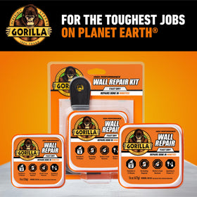Gorilla Wall Repair Kit suitable for indoor and outdoor projects.