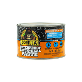 Gorilla Waterproof Patch & Seal Paste front view on can showing readiness for use