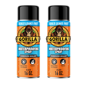 Gorilla Waterproofing Spray bottle ready for flexible water seal.