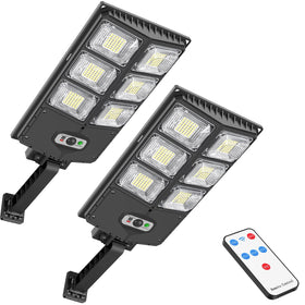 GORLDE 150W solar lights outdoor on wall deliver bright illumination for safe pathways.