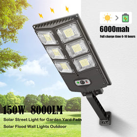 GORLDE IP65 waterproof solar lights withstand rain and snow for year-round security.