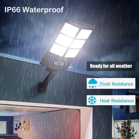 GORLDE solar lights motion remote setup demonstrates effortless operation and remote control.