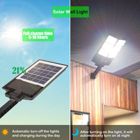 GORLDE solar lights outdoor LED beads offer extensive brightness for large yards.