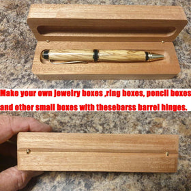 GOROBU brass hidden hinge enabling 270-degree folding for lids