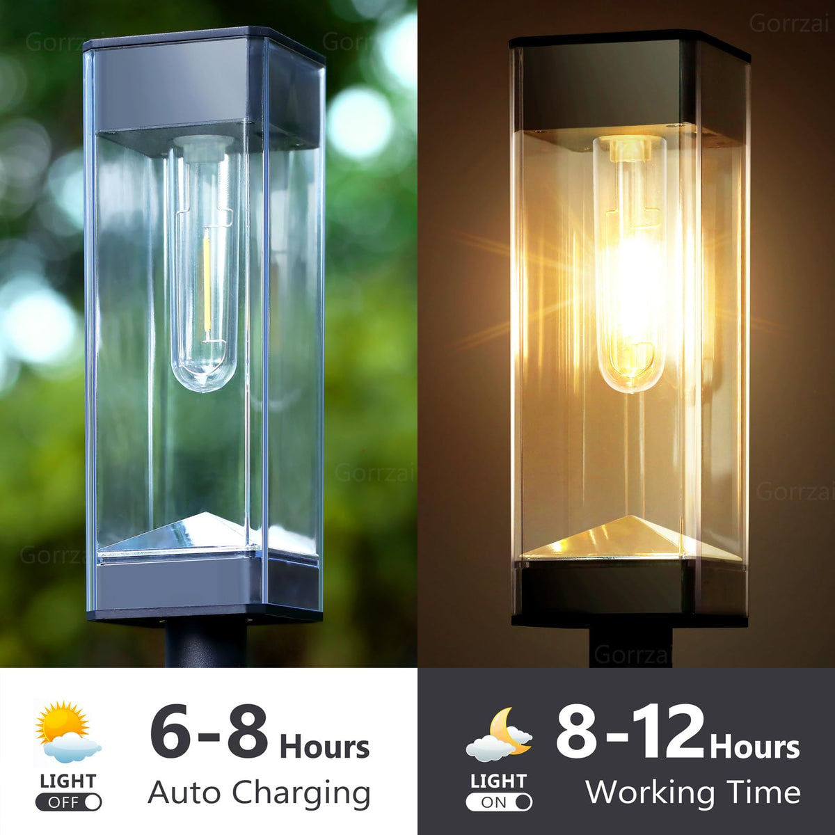 Gorrzai Bright Solar Pathway Light installed easily without tools