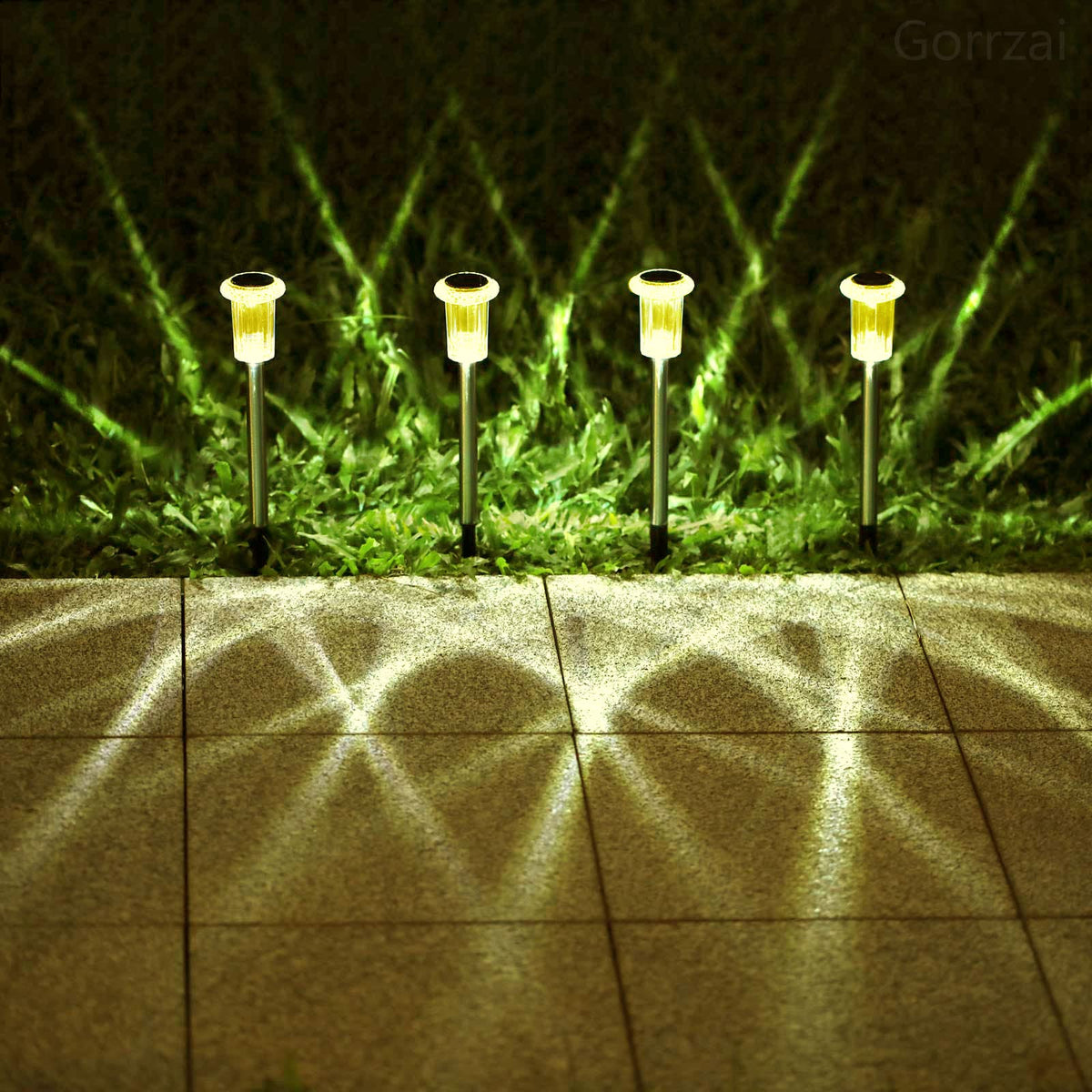 IP65 waterproof construction keeps lights working in rain and heat.