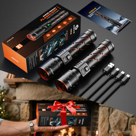 Gosdas long-range beam reaching 2000 feet during night outdoor use