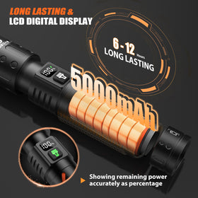 Gosdas two-pack includes two flashlights and charging cables