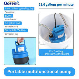 Goseoil steel spanner included for safe installation