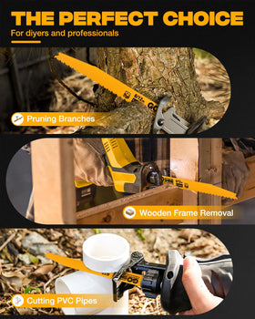 GOSHINE nail embedded wood cutting blade aiding removal of embedded nails