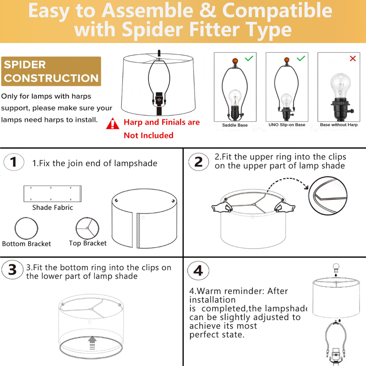 GO&SO two-shade set perfect for coordinating table or floor lamps