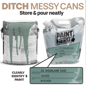 GoSports Outdoors Paint Hero bag features a clear label area for color, finish, and date.