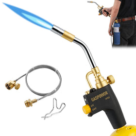 Gospowor torch head with hose and clip ready for mobile brazing tasks