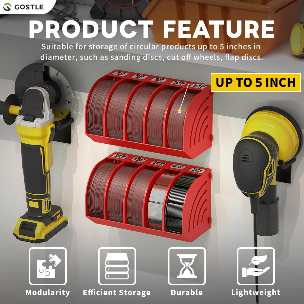 Gostle snap-on connection bins demonstrate modular setup on a workbench