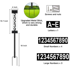 GOSUNWEY sign showing small digit set for precise street numbers