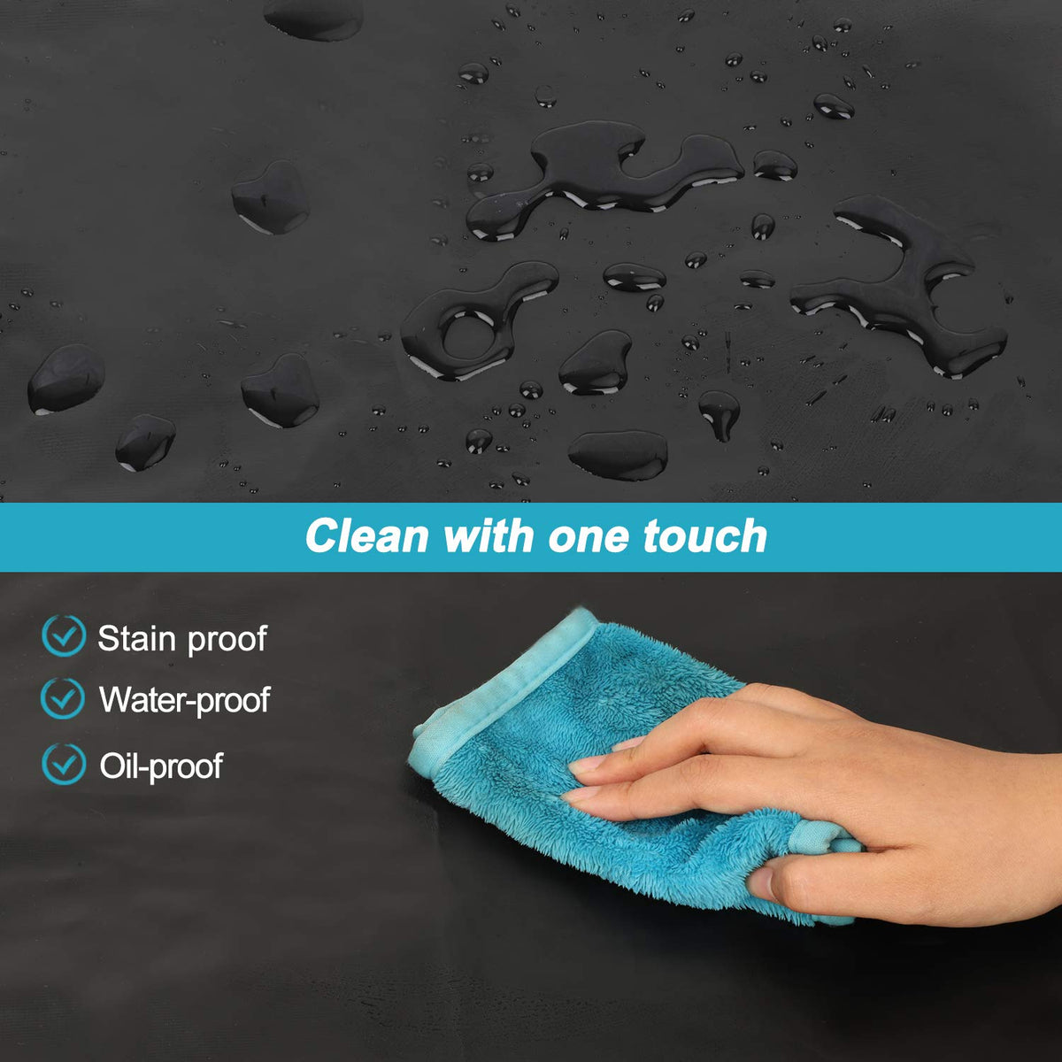 Gotega waterproof vinyl apron ideal for dishwashing and kitchen cleanup
