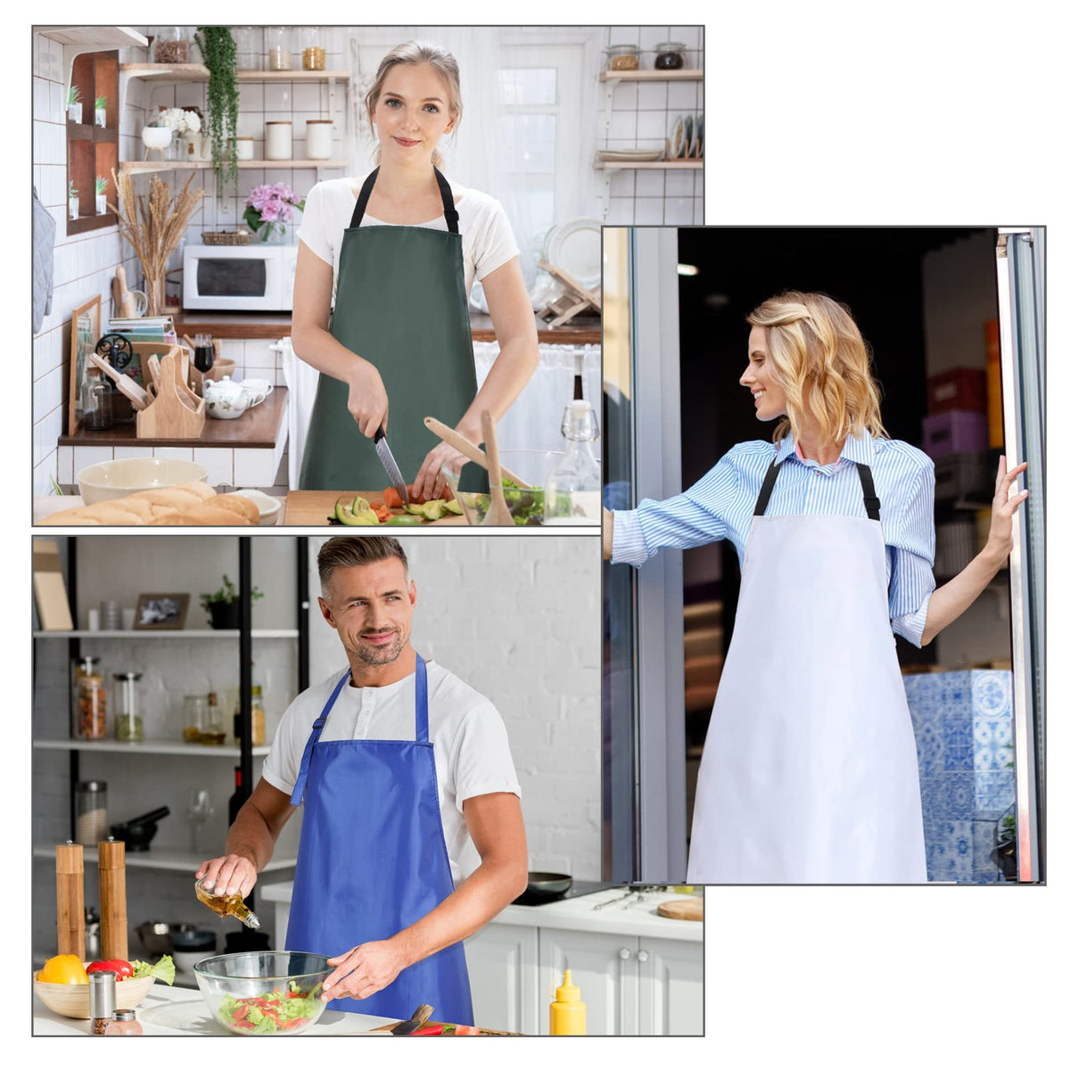 Gotega two-pack waterproof apron protects clothing during cleaning and DIY projects