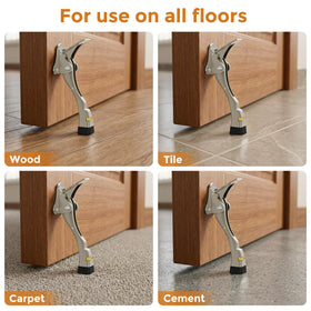 Gotega heavy-duty door stopper supports heavy doors for lasting use