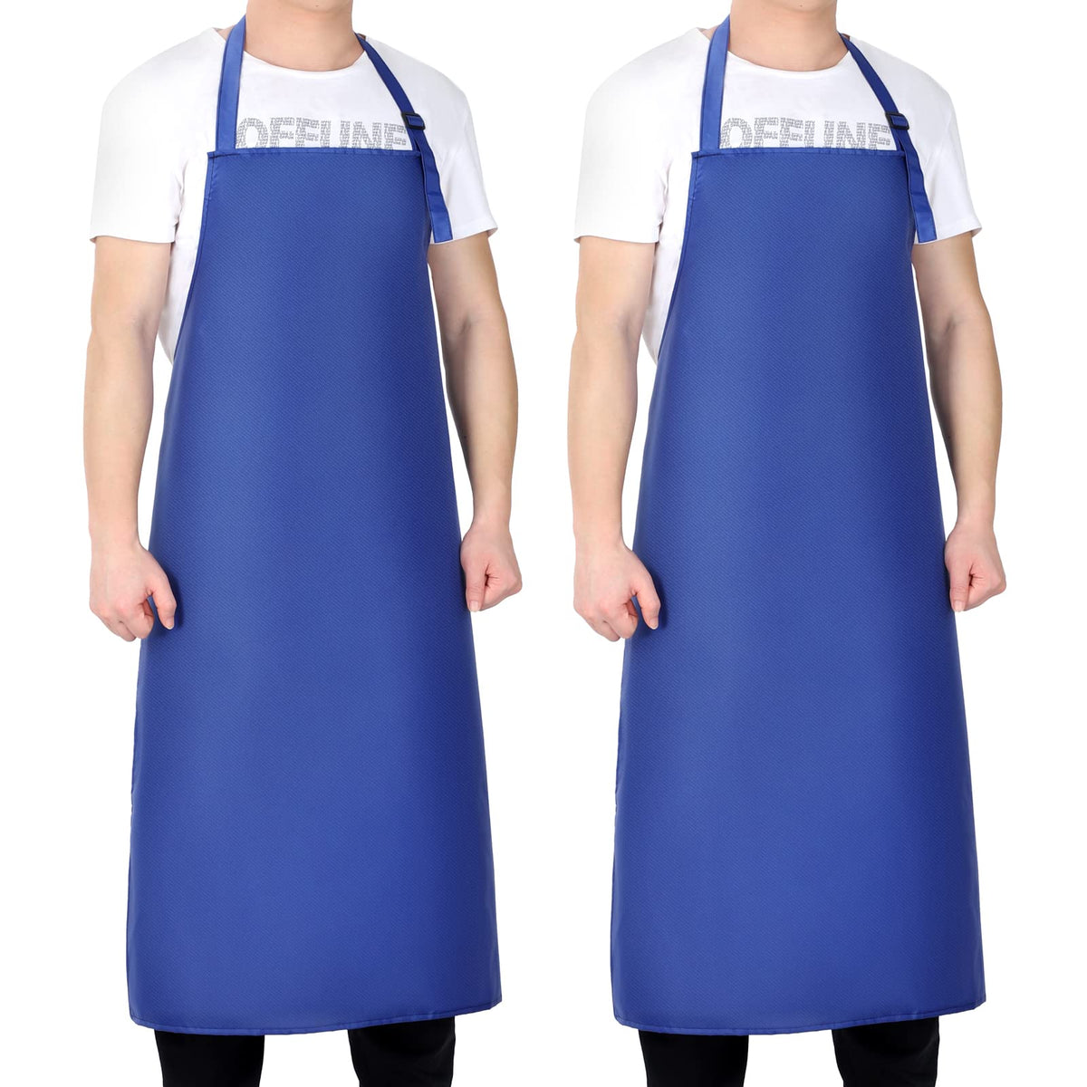 Gotega blue 40-inch two-pack waterproof apron shields you during messy tasks