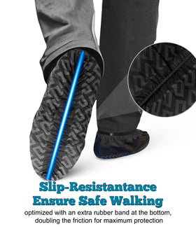 GOTMAR breathable non-woven fabric shoe covers protect floors with comfortable wear.