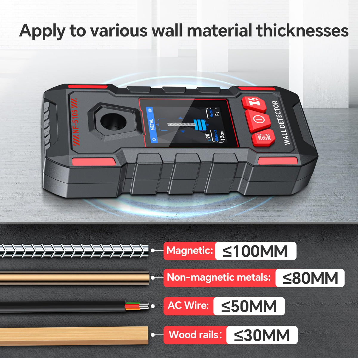 Rechargeable battery enables cordless use for up to five hours.