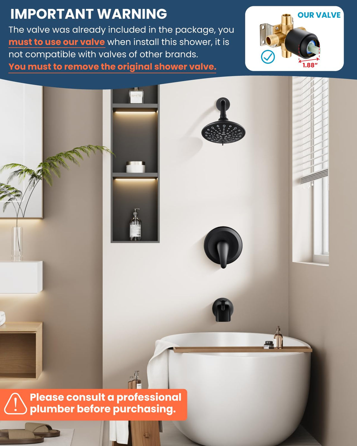 Gotonovo six-mode shower head demonstrates adjustable patterns for customized showers.