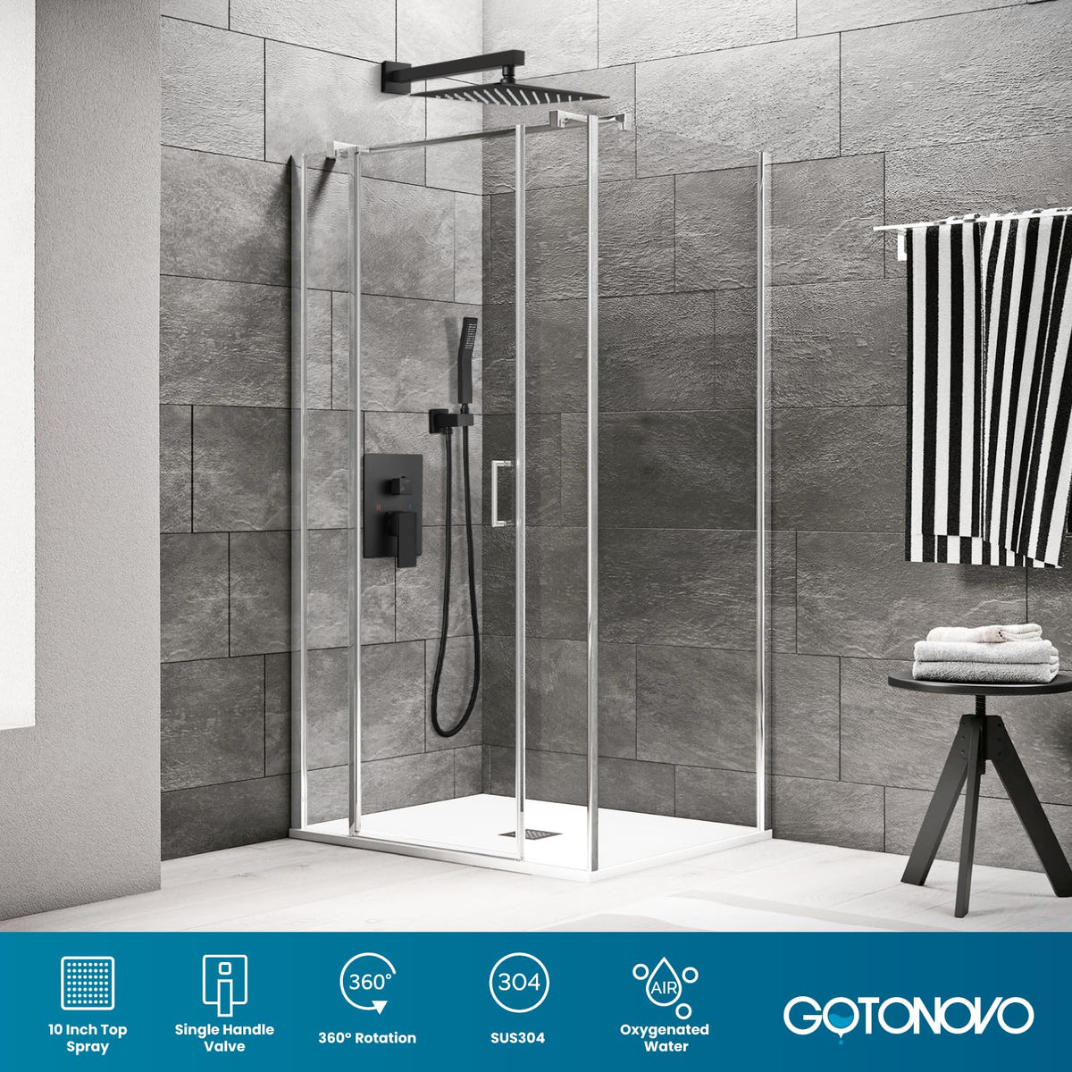 gotonovo all-metal construction highlights durability and corrosion resistance for long-term use
