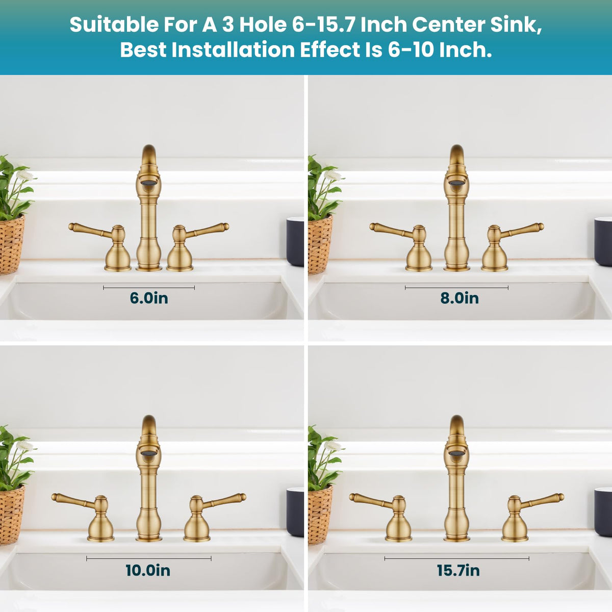 gotonovo bathroom display complements vanity styling with classic charm.