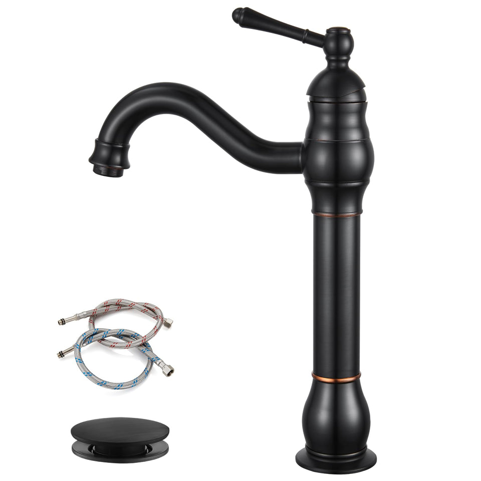 Gotonovo bathroom faucet with 360-degree swivel spout for versatile daily use.