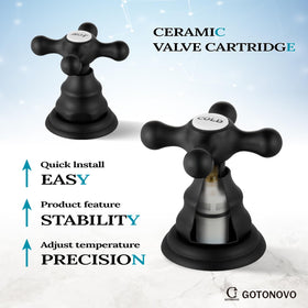 gotonovo matte black finish resists fingerprints and water spots.