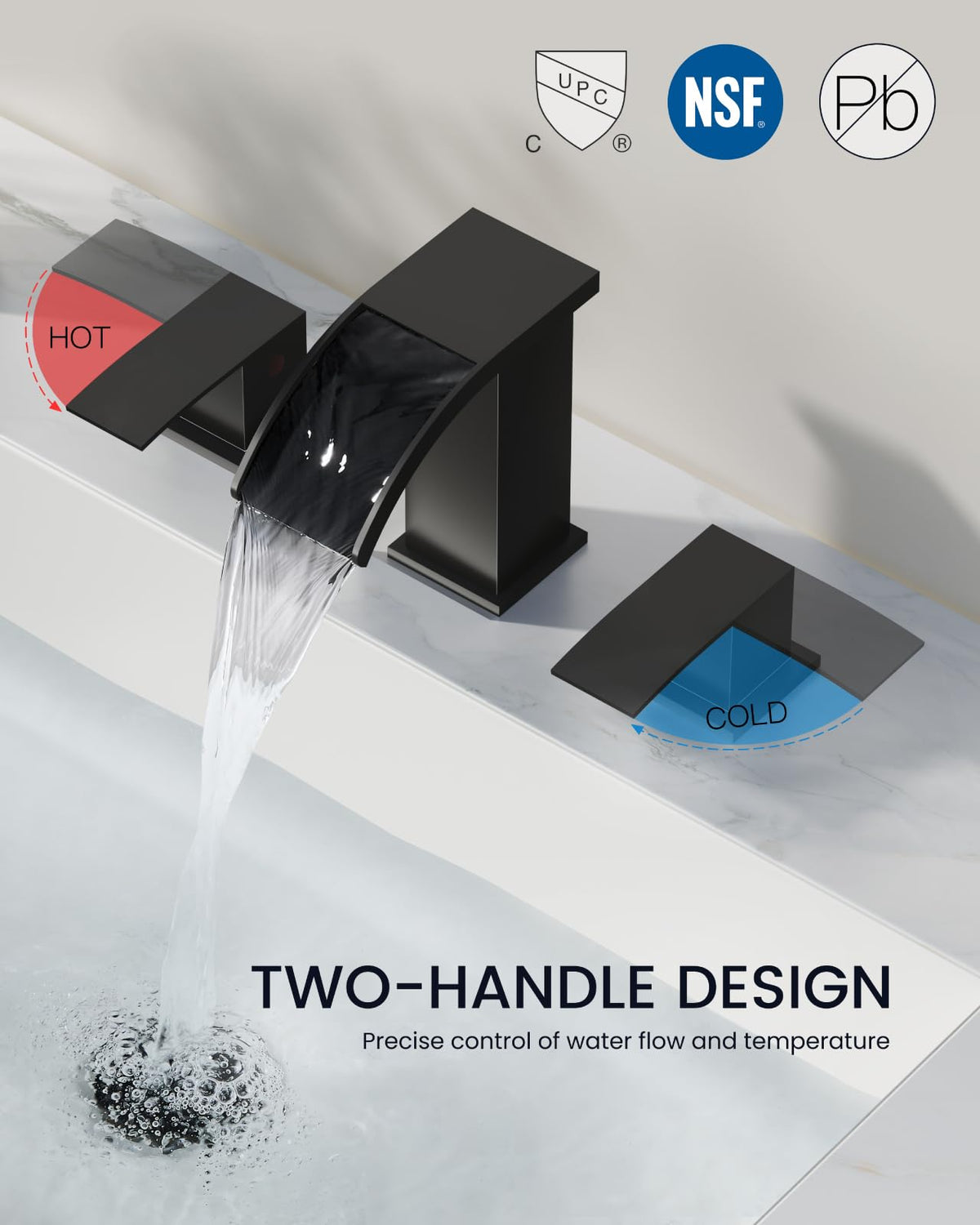 Gotonovo ceramic cartridge ensures drip-free use and long-term reliability.