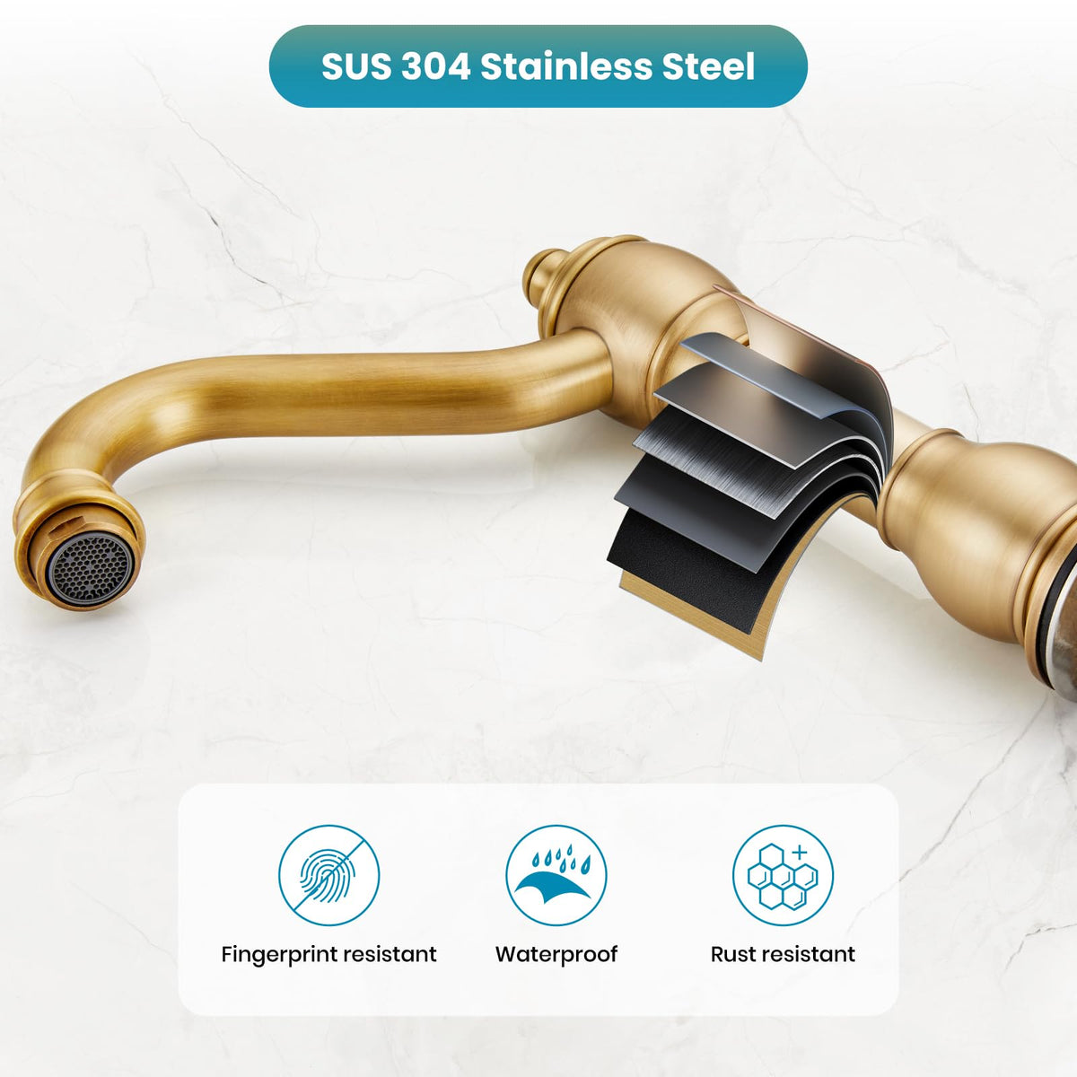 gotonovo copper body delivers lasting durability and corrosion resistance.