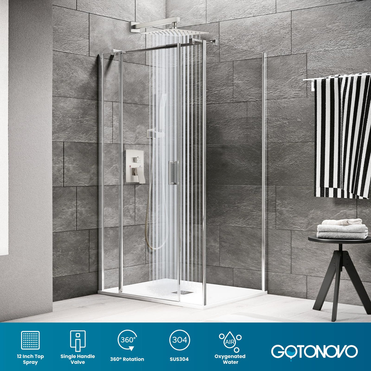 Gotonovo installation hardware supports quick, straightforward setup