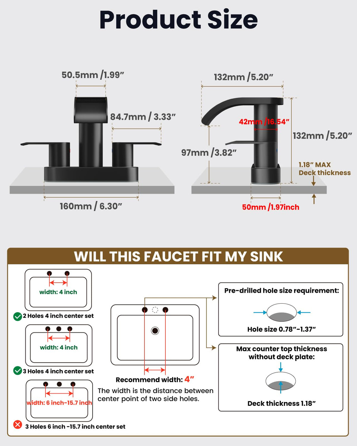 gotonovo matte black finish suits modern bathrooms and contemporary decor
