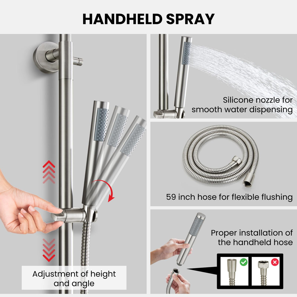 Gotonovo includes 1-2in NPT adapters for flexible plumbing connections