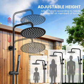 Includes 1/2 inch NPT adapters for simpler wall installation.