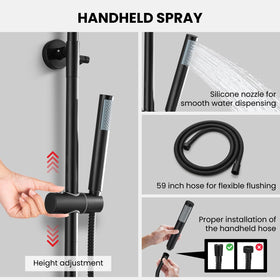 Comes with all mounting hardware and a clear installation manual.