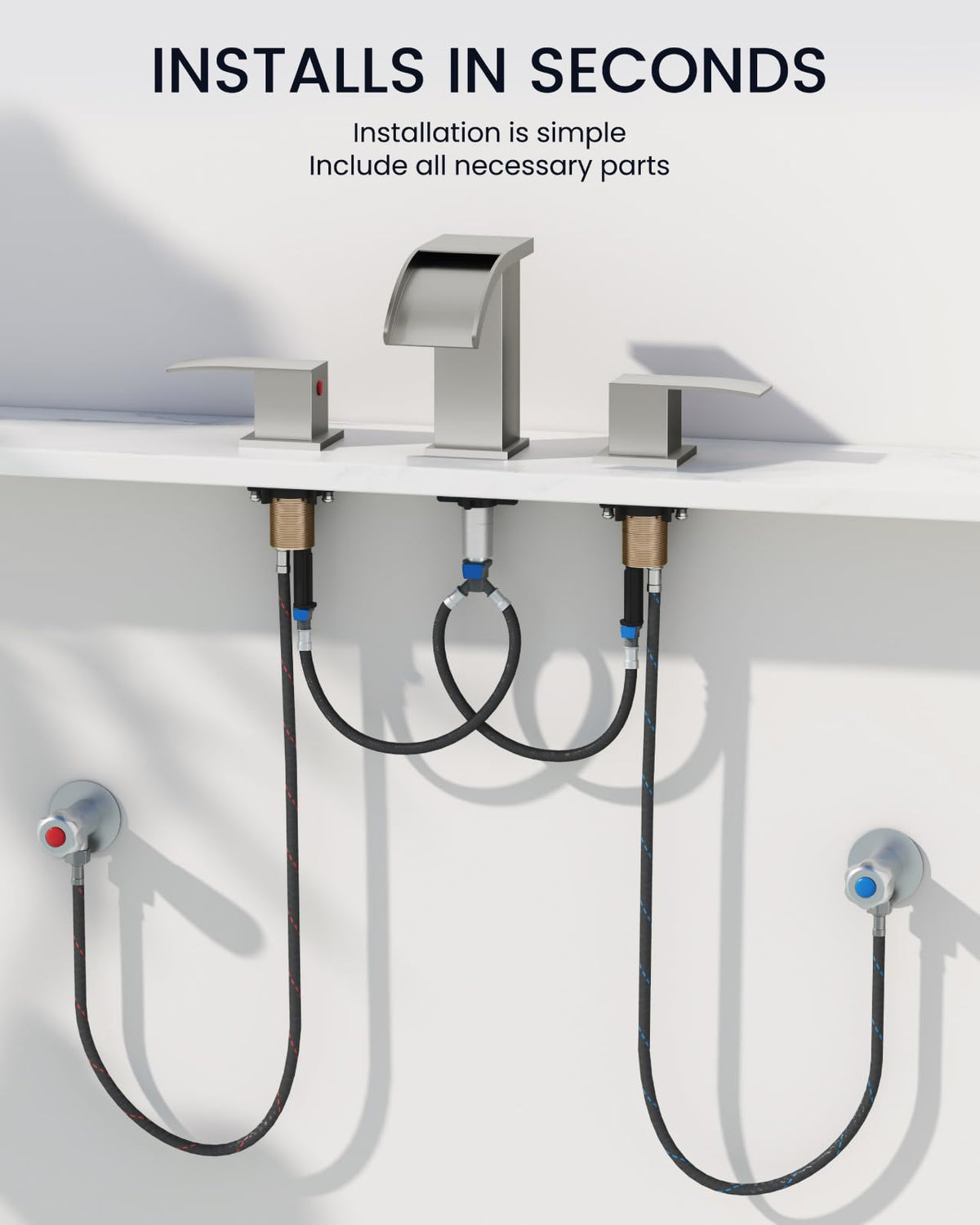 Gotonovo pop-up drain included helps prevent clogs while simplifying maintenance.