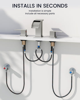 Gotonovo pop-up drain included helps prevent clogs while simplifying maintenance.