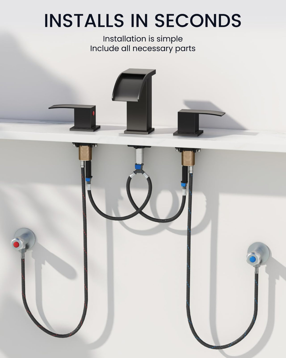 Gotonovo pop-up drain includes built-in filter to prevent clogs.