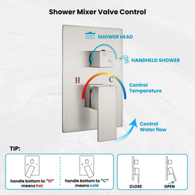 Gotonovo pressure-balancing valve keeps water temperature steady