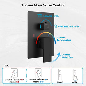 gotonovo shower trim set completes a premium look and smooth operation