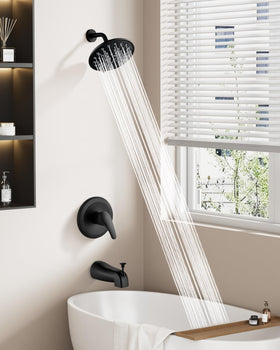 Gotonovo single-handle design simplifies temperature and flow control.