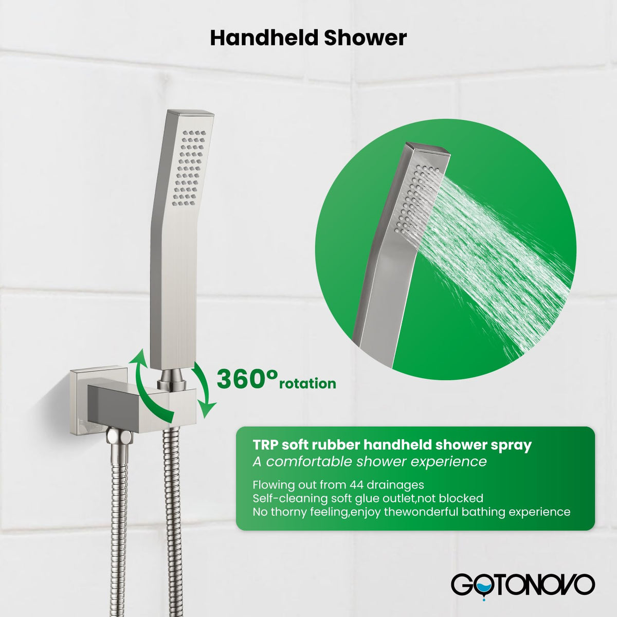gotonovo solid brass valve body ensures lasting durability for daily use
