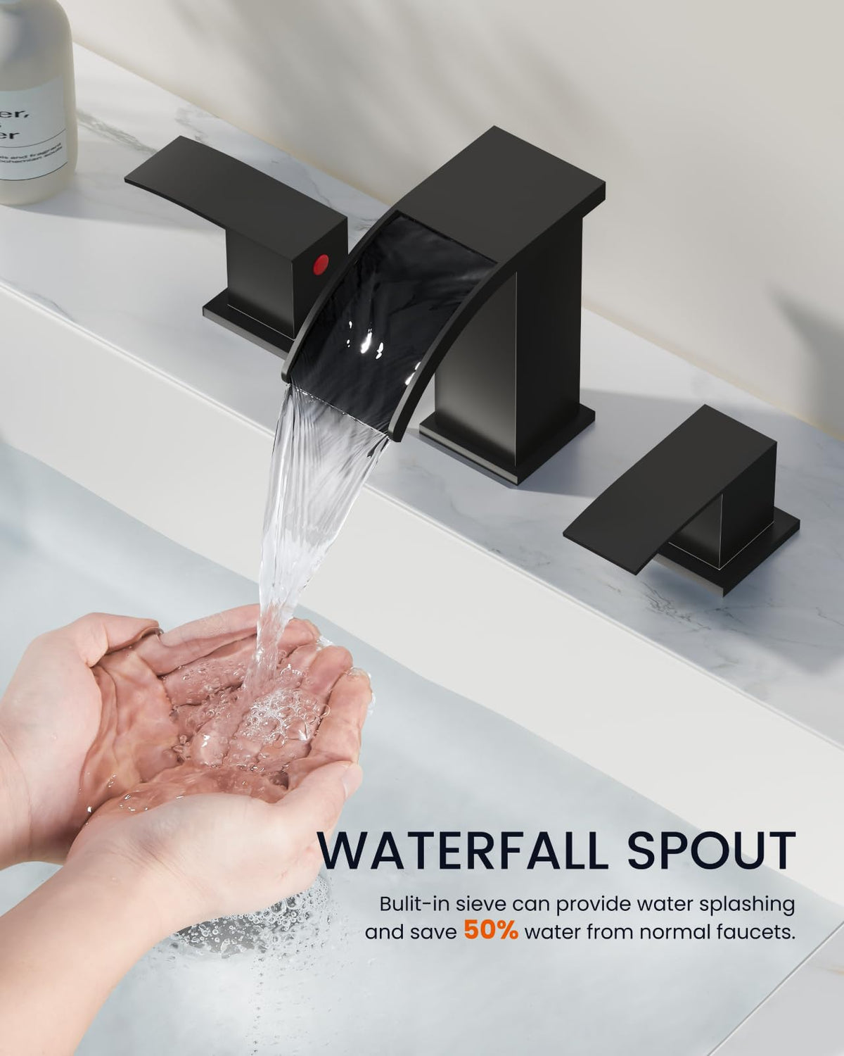 Gotonovo water-saving design meets DOE/CEC standards for efficiency.