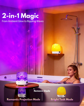 Gotopceed 16-color led shower light lets you tailor mood and energy.