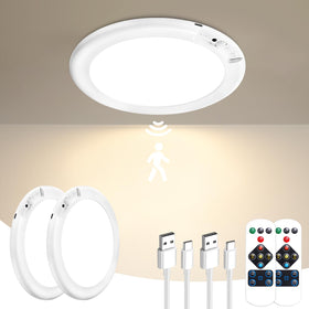 Gotopceed rechargeable motion sensor ceiling light with USB power and long runtime.